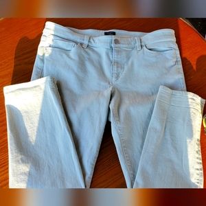 Ann Taylor mint green ankle pants, stretch ..